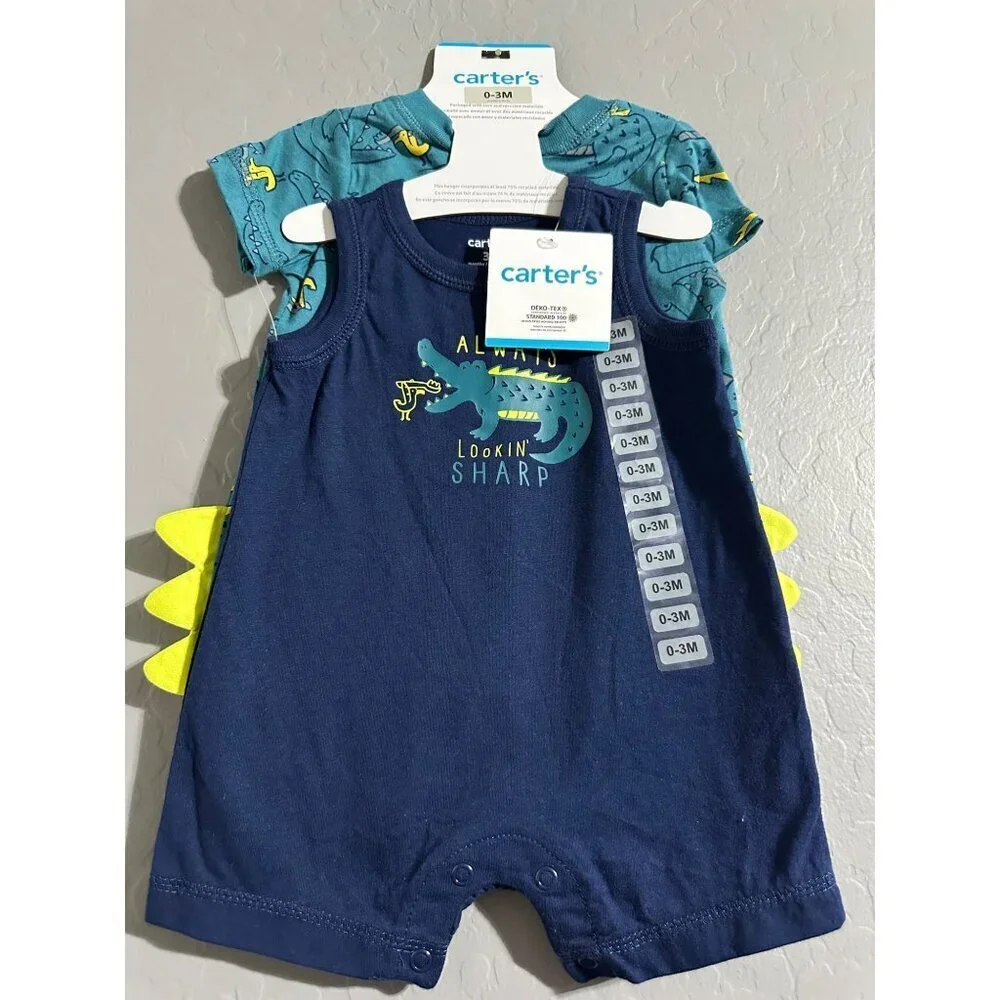Carter's Baby Always Lookin' Sharp 2 Piece Set Size 0/3M NWT